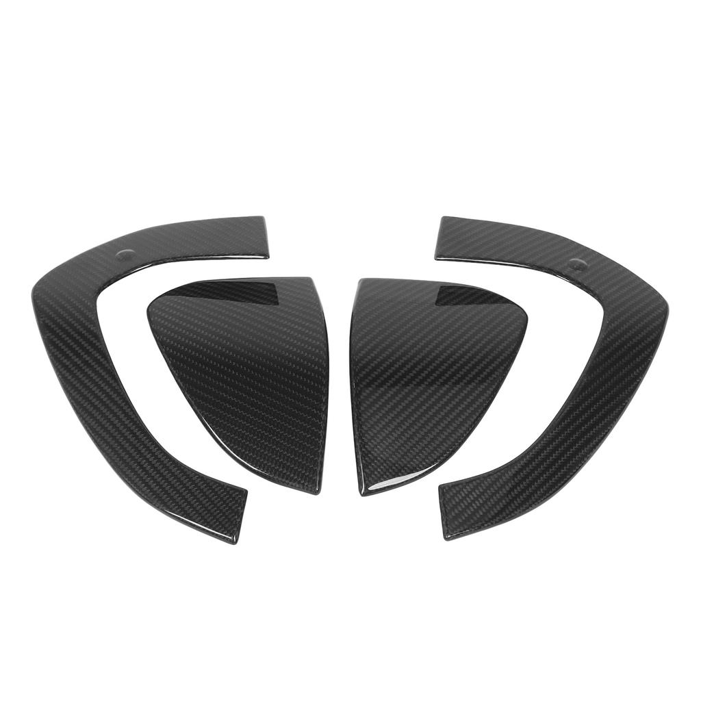 4PCS Exterior Door Handle Cover Carbon Fiber Outer External Door Handle Trim for Fairlady Z RZ34