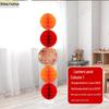 Mid-Autumn Festival Honeycomb Ball Pillar for National Day Mall Decor