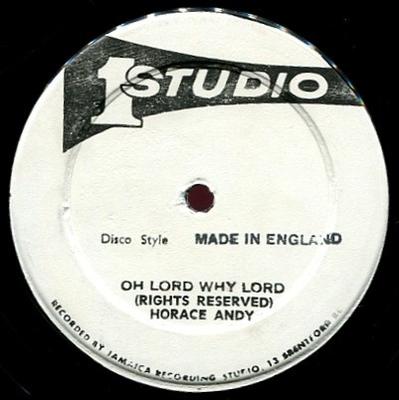 12inch Record HORACE ANDY / JOHN HOLT , JACKIE MI - Oh Lord Why Lord / Why Can't I Touc None Studio One 1977 Jamaica Reggae, Ska & Dub Used
