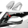 1 Pair Chrome Side Door Rearview Mirror Cover Trim Cap Car Accessories Silver For Toyota Corolla -