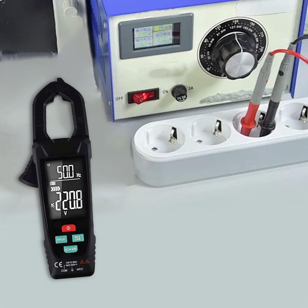 Digital Multi Function Clamp Meter FY382 for Measuring AC Current from 100mA to 600A with Enhanced Safety Features