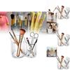 Acrylic Makeup Brush Holder With Lid For Vanity And Cosmetic Storage Solutions