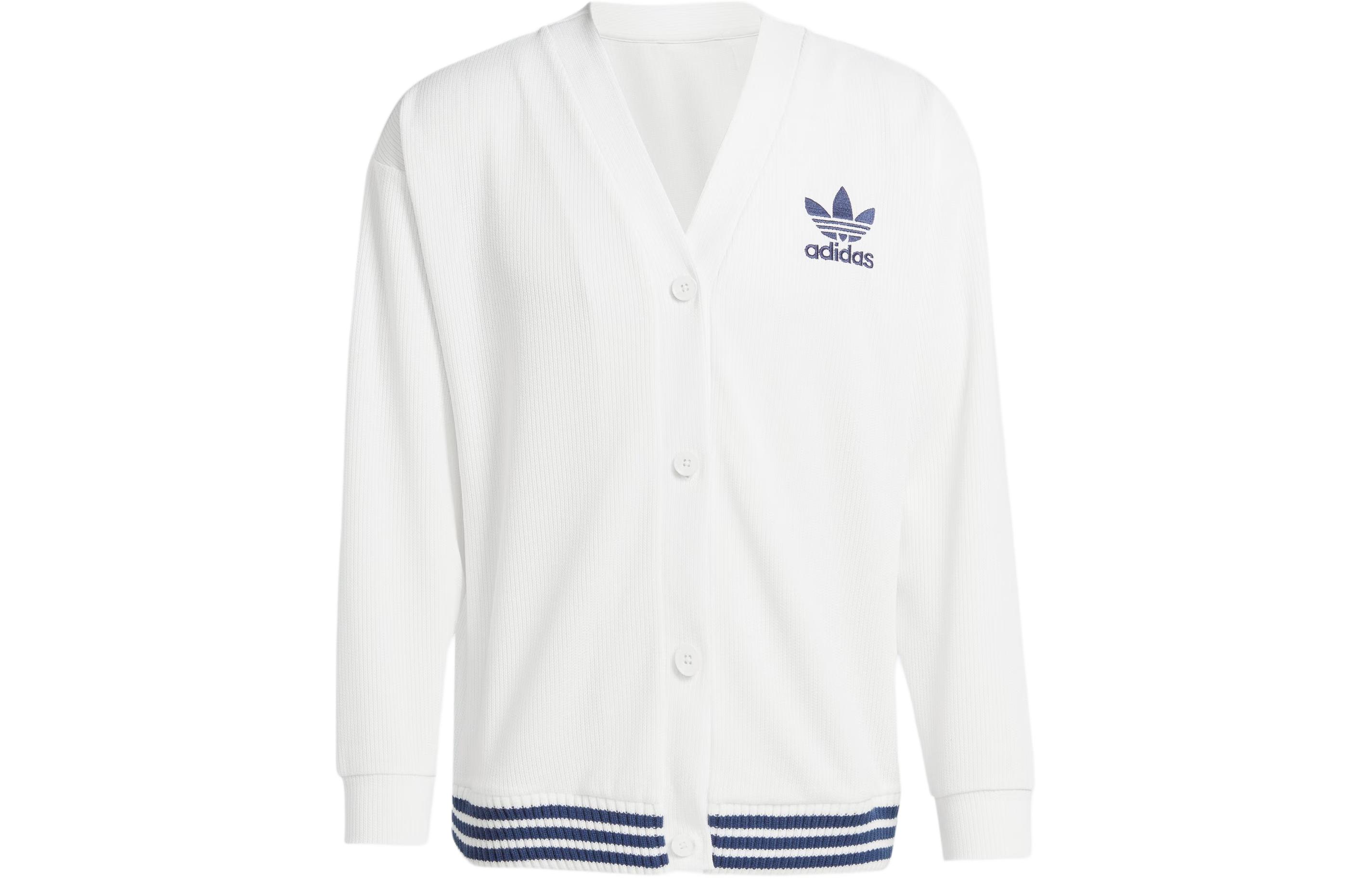 Adidas Originals Cardigan Knitwear Women s Jade White IT9829 XXS