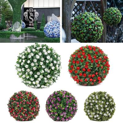 Grass Ball Rose Flower Balls Stage Topiary Hanging
