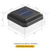 Solar Powered Solar LED Post Cap Light IP65 Waterproof Garden Lighting Outdoor Fence Lighting