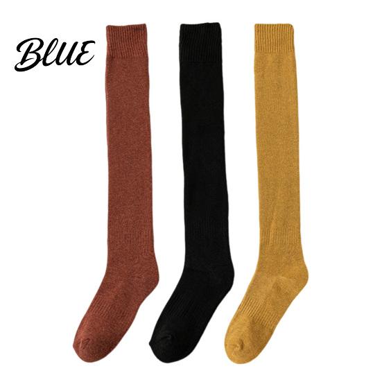 Thigh High Socks Stockings Knee Warm Over Long Winter Women Extra Trendy Footless Thick Thermal
