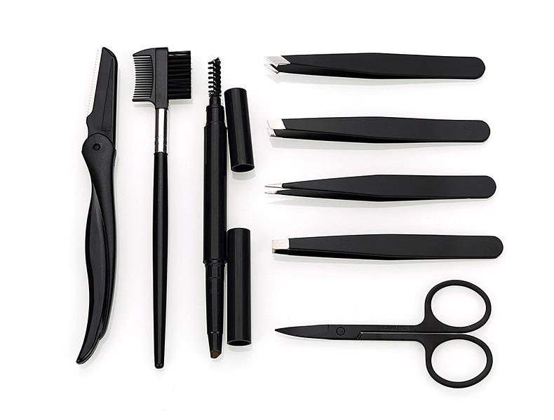 Eight-Piece Stainless Steel Nail Clipper Set with Eco-friendly Durable Professional Manicure Tools for Personal Care