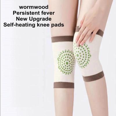2 Pack Wormwood Thin Self-Heating Support Knee Pads Knee Pads Warming Joints Leg Massager