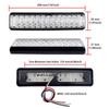 2x Bernstein Weiß Rot Led Lkw Rückleuchten 12V/24V Drehen Umge Stopp Signal Lampe Anhänger Hinten licht UTE Camper Für Lkw Caravan