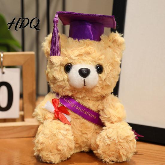 Personalized Stuffed Animal Gift Graduation Gifts 2026 for Her 7-Inch Teddy Bear Soft Celebration Plush Mascot College High School Grade Keepsake