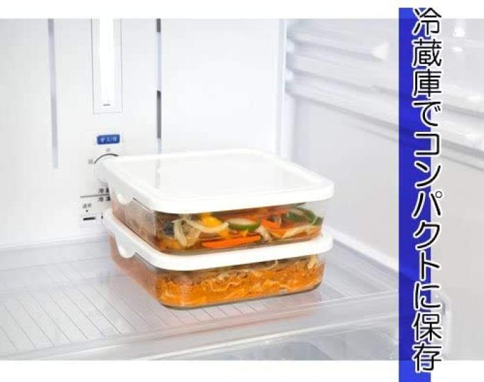 Iwaki Heat-Resistant Glass Storage Containers [Large Pack, Set of 2] [Pack & Range] Microwave and Oven-Safe, Cookware, Kitchen Utensils, Gift,