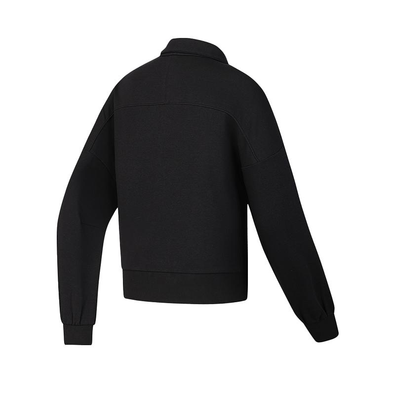 New FILA Fitness Series Sweatshirt Women's Pitch Black A11W441210FBK