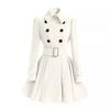 European and American Coats, Women's Slim-fitting Long Women's Woolen Coats, Belts, Woolen Coats, Women's