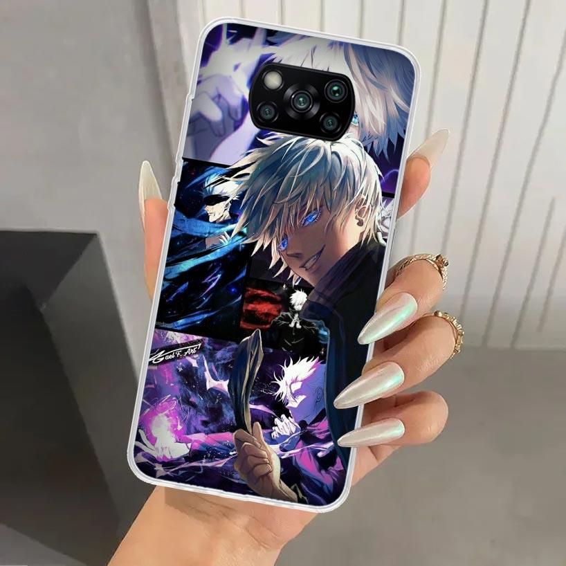 

Jujutsus Gojo Satoru Phone Case for Xiaomi Poco X5 X6 X7 Pro F7 Ultra M7 Redmi 15 15C 13 13C 12 12C 10 10A 10C 9 9A 9C 9T Shell Redmi 9