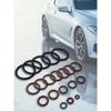 Cooling System O-Ring Kit 1743299 13621743299 Cooling System Radiator Hose O-Ring Kit Fit for E46 320i 323i 325i 328i 330i