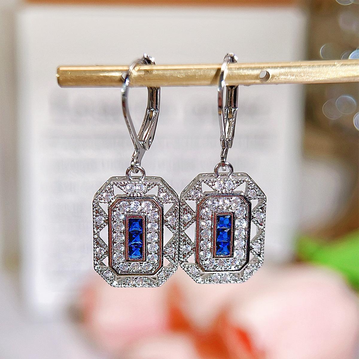 

CMM Уникальные серьги-подвески из циркония в богемном этническом стиле для женщин, простые праздничные вечеринки с ювелирными аксессуарами серебряный