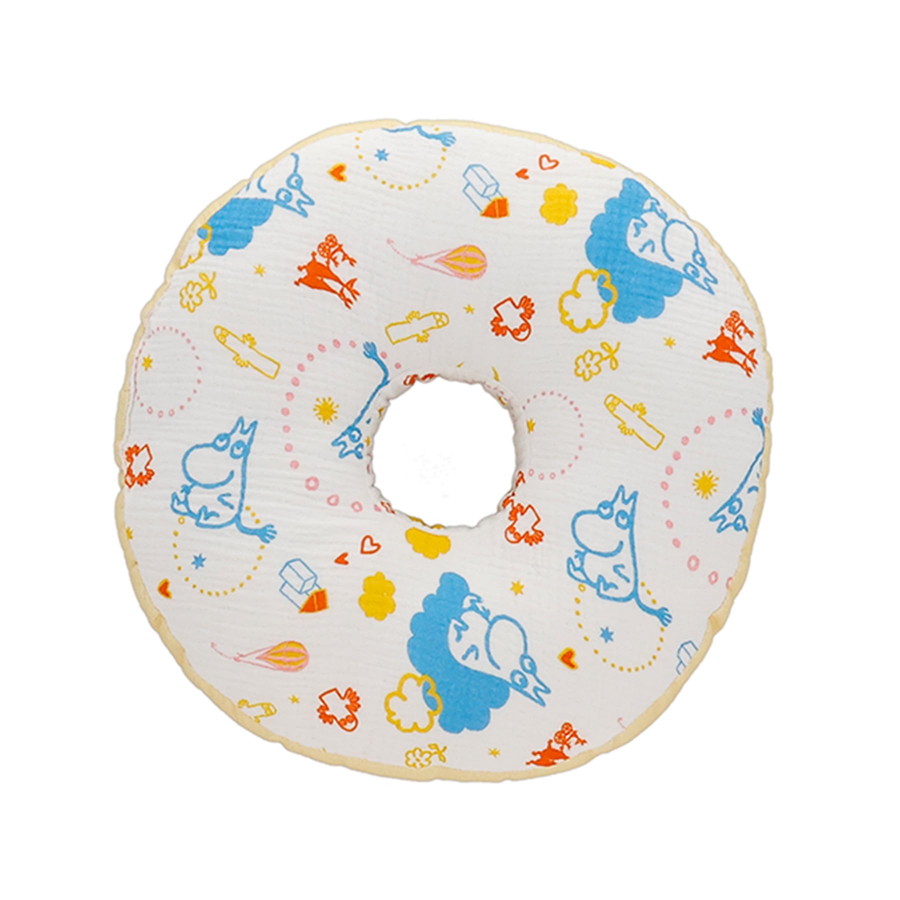 

Круглая подушка Marushin Муми-тролли играют в марлю 1445033400, Цвет: Небо, Ткань без формальдегида,