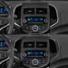 Carbon Fiber Center Air Vent Outlet Cover Trim For Chevrolet Sonic 2012-2016