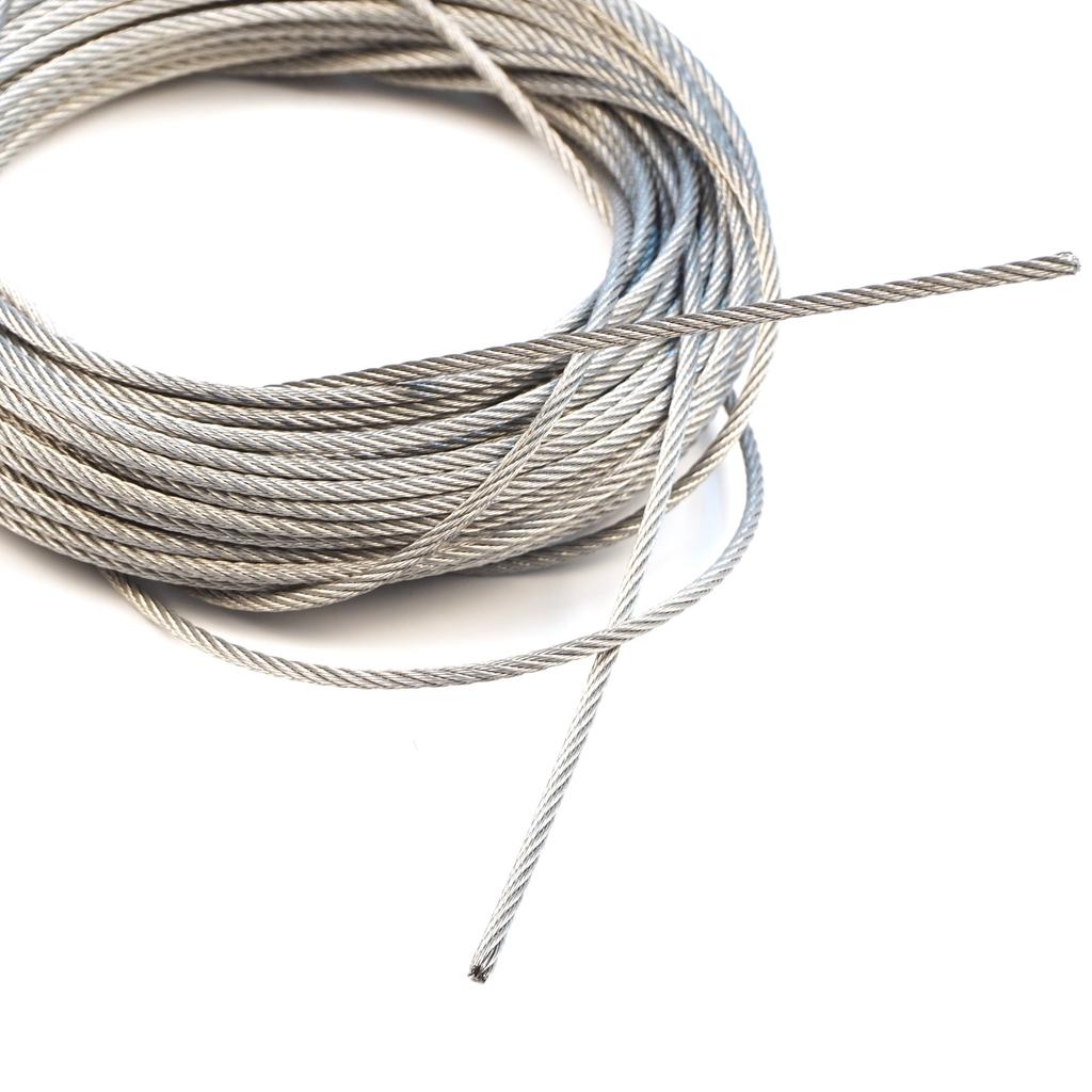 EWR5473-1 Window Regulator Repair Cable Steel Wire Rope 7x7 Diameter: 1.6 Mm Length : 10 Meter for Car Window Regulator