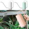 1.2L Gardening Watering Can Stainless Steel Long Spout Plant Sprinkler Irrigation Pot Removable Nozzle Curved Mouth