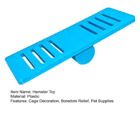 Hamster Seesaw Toy Cage Decoration Boredom Relief Small Animals Chinchilla Gerbil Rat Mouse Seesaw Exercise Toy Pet Supplies