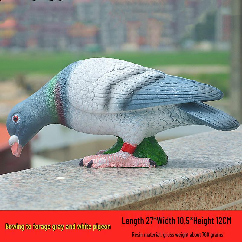 Dove Tree Resin Garden Ornaments: Outdoor Sculpture & Horticulture Set