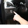 For BMW X3 X4 2018-22 Real Carbon Fiber Car Headlight Control Button Cover Trim
