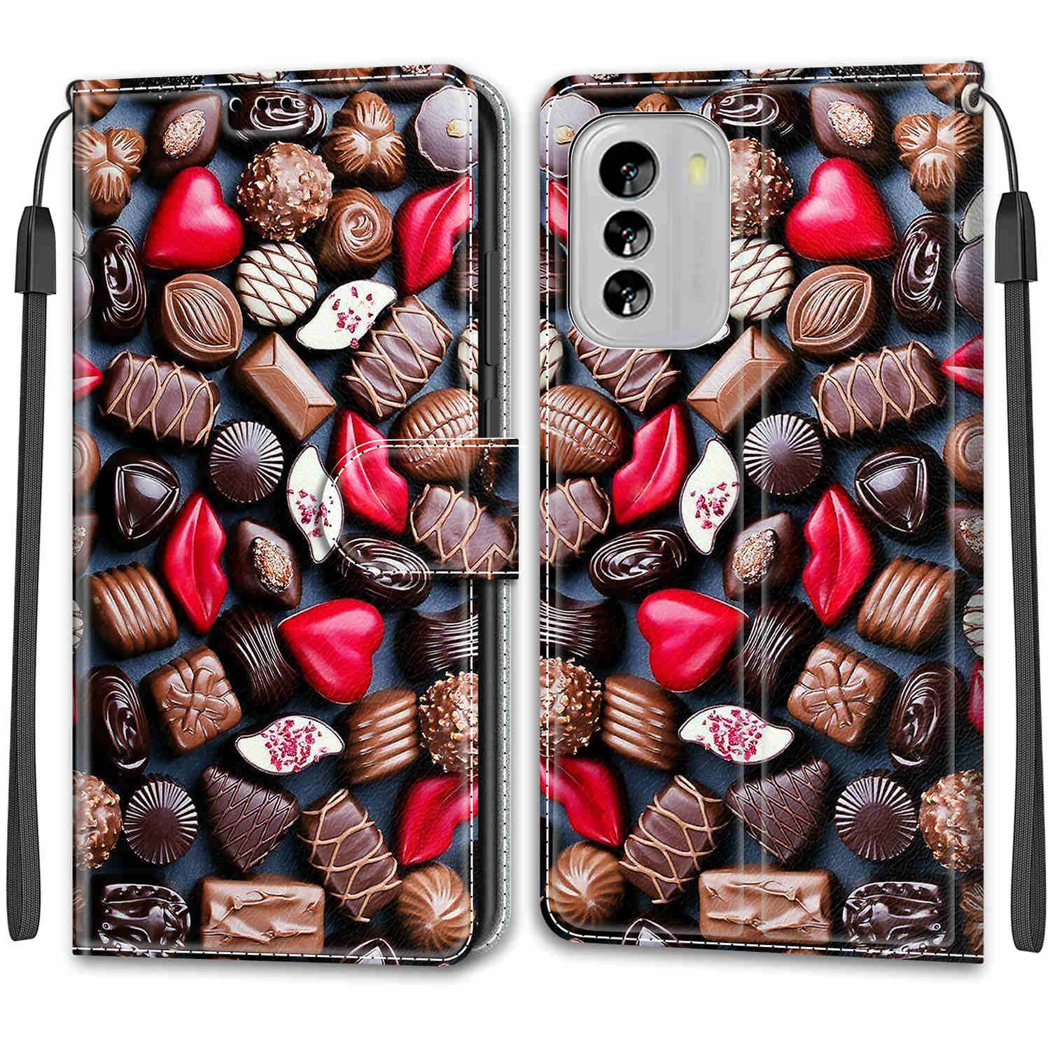 

Розкішний розписний шкіряний чохол для Nokia G60/G21/G11/G20/G10/C12/C22/C32/G42 Wallet Book Style Protective Cover для Nokia 6.3/Nokia C01 Plus/Nokia G310 Nokia C01 Plus