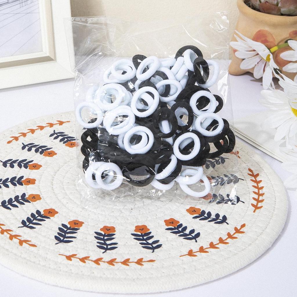 100/200/300/400pcs Children's Elastic Hair Rope, Girls Scrunchies Hair Accessories Sets, Ideal Choice for Gifts