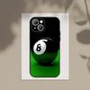Billiards Ball Snooker   Phone Case For Apple iPhone 15,14,13,12,11,XS,XR,X,8,7,Pro,Max,Plus,mini Silicone Black Cover