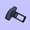 4 Pcs Automotive Belt Insert Slot Pad Latch Wear-Resistant Car Safety Belt Slot Buckle Replacement for All Models