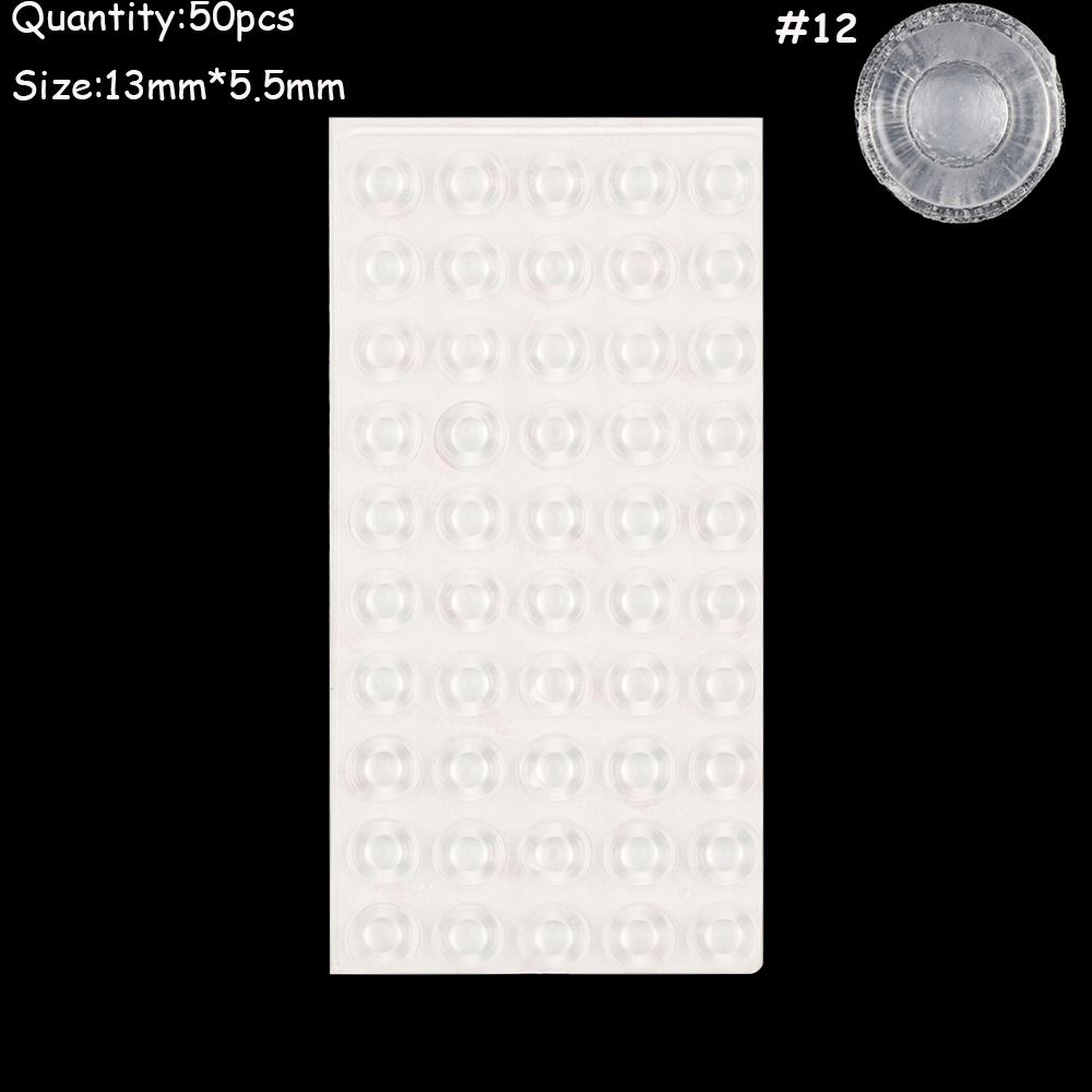 Transparent Collision Cushion Prevent Noisy Bumper Silicone Pads Self-adhesive Damper Furniture Door Stopper Home Improvement