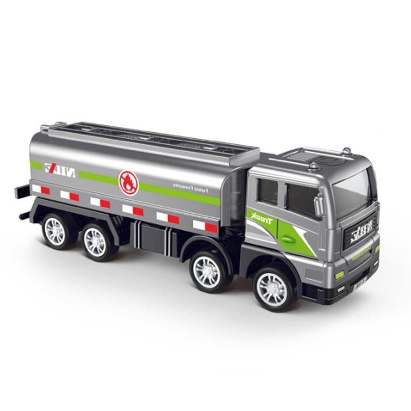 Inertial Alloy Engineering Car Excavator Mixer Truck Tank Truck Children's Toys Boy Car Model Birthday Christmas Gift