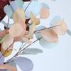 Pink Eucalyptus Leaf Artificial Plants  Wall Money Fake Flowers Arrangement Accessories Christmas Home Wedding Decoration