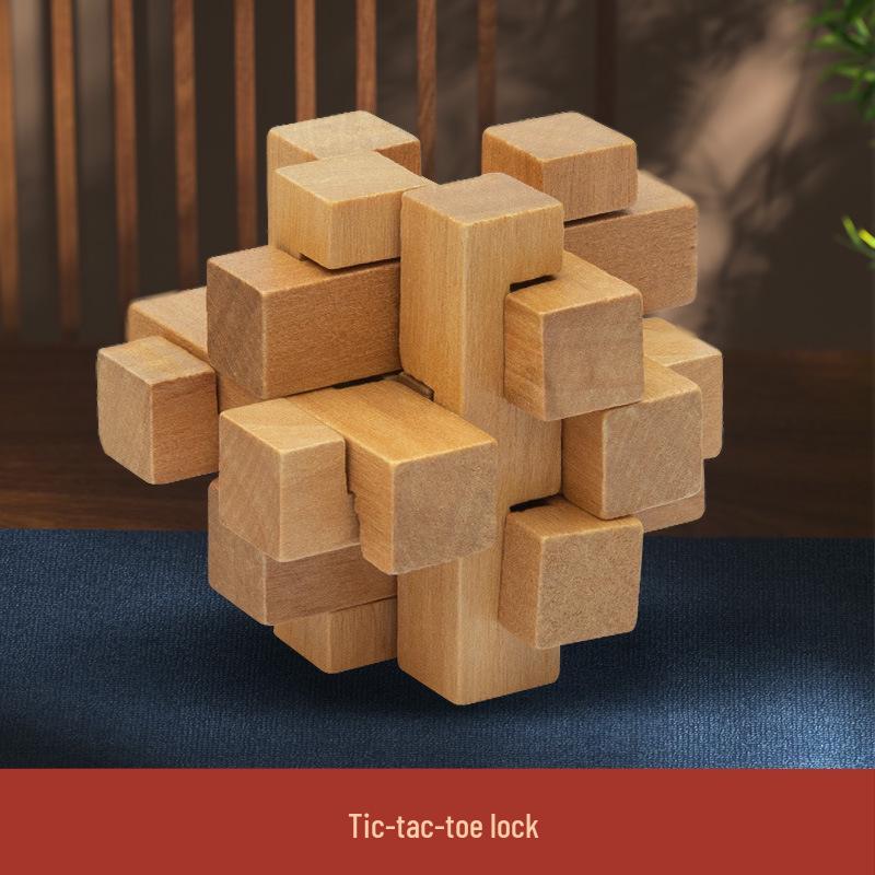 

Деревянная головоломка Замок Конгмина: Развивающая игрушка для развития логического мышления и интеллекта у детей