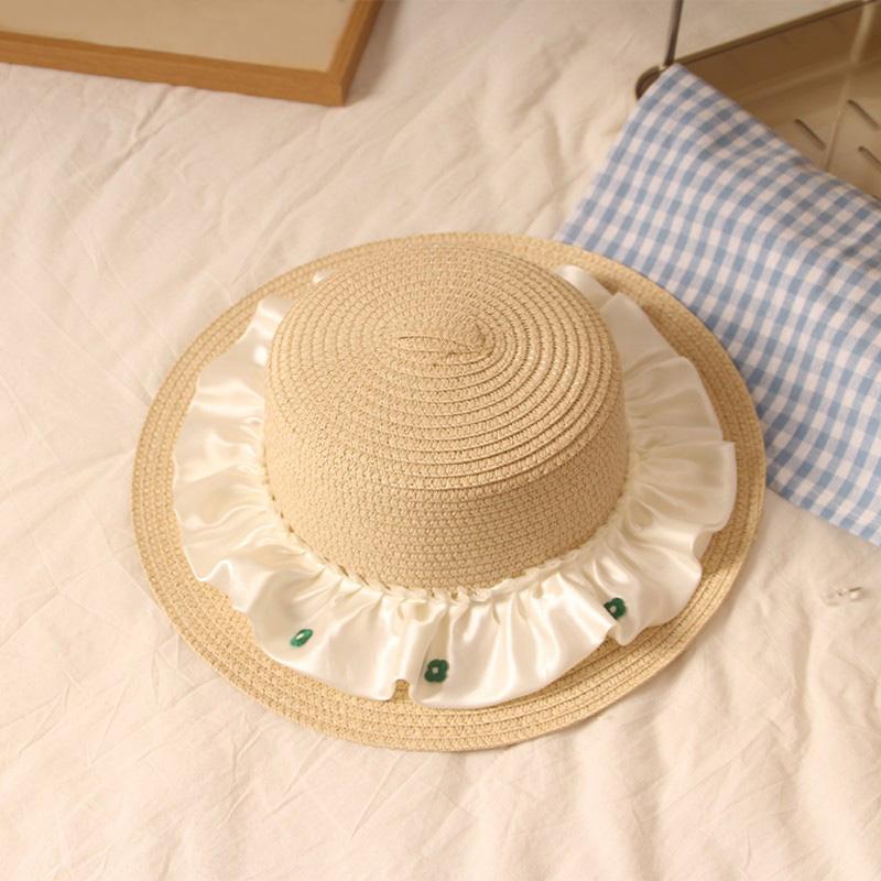 

Children s Straw Hat Kids Sunscreen Hat Summer Thin Breathable Sun Hat Baby Girl s Sunshade Hat 50cm