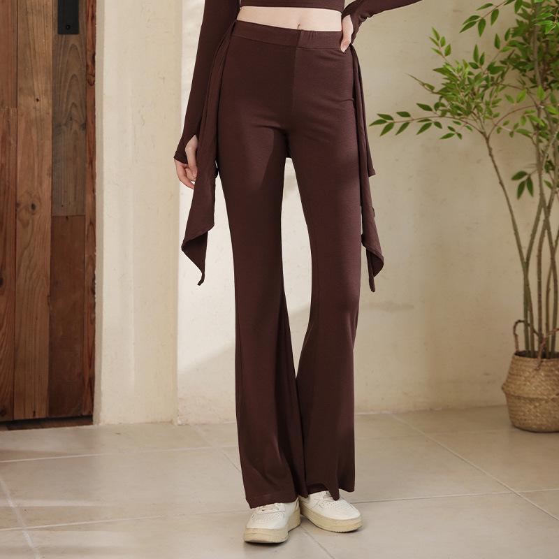 2025 Herbst/Winter Damen High Waist Gerade Bein Yoga Hose - Locker, Lässig, Schlankmachende Passform für Fitness und Sport.
