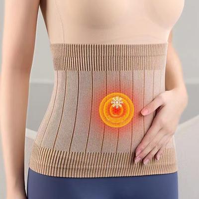 Waist Shaping Tummy Wrap Waist Protection Thermal Waist Shaping Belt Elastic Comfortable Lumbar Brace for Women