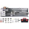 1100W Mini Lathe Mini Metal Lathe 38mm Spindle 3-Jaw Chuck 220x600mm