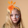 Feathers Headband Girls Hair Headbands Summer Dopamine Color Hairband Head Hoop Headdress Hair Accessories