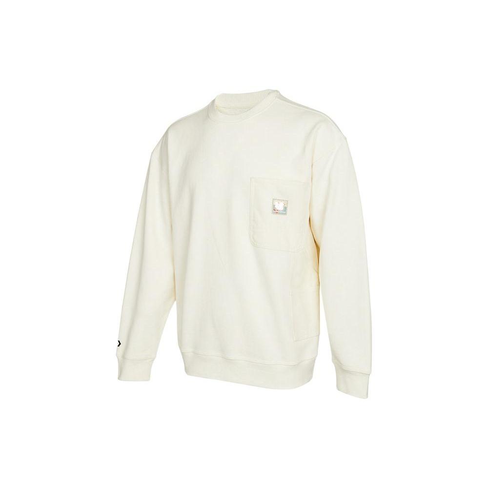 Converse Crafted Fashion Crew Asia Sizing  Egret  Men s 10024165-A01 L