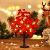 LED Christmas Red Flower Tree Light - Bedroom & Home Decor Atmosphere Lamp
