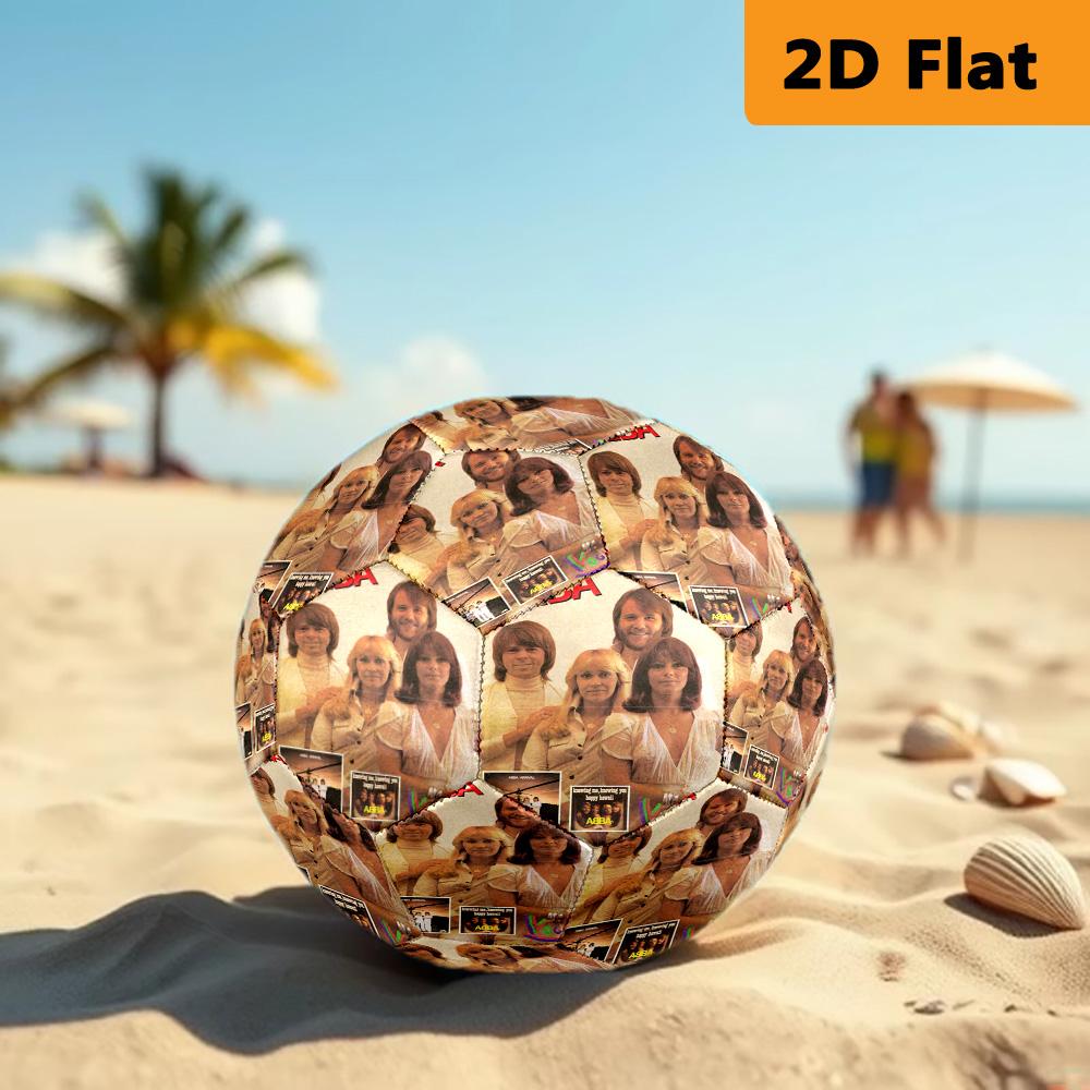 ABBA Iconic Music Legacy Soccer Ball Suitable for Both Training and Competition High Elasticity Outdoor Sports No. 5 Football Training Football