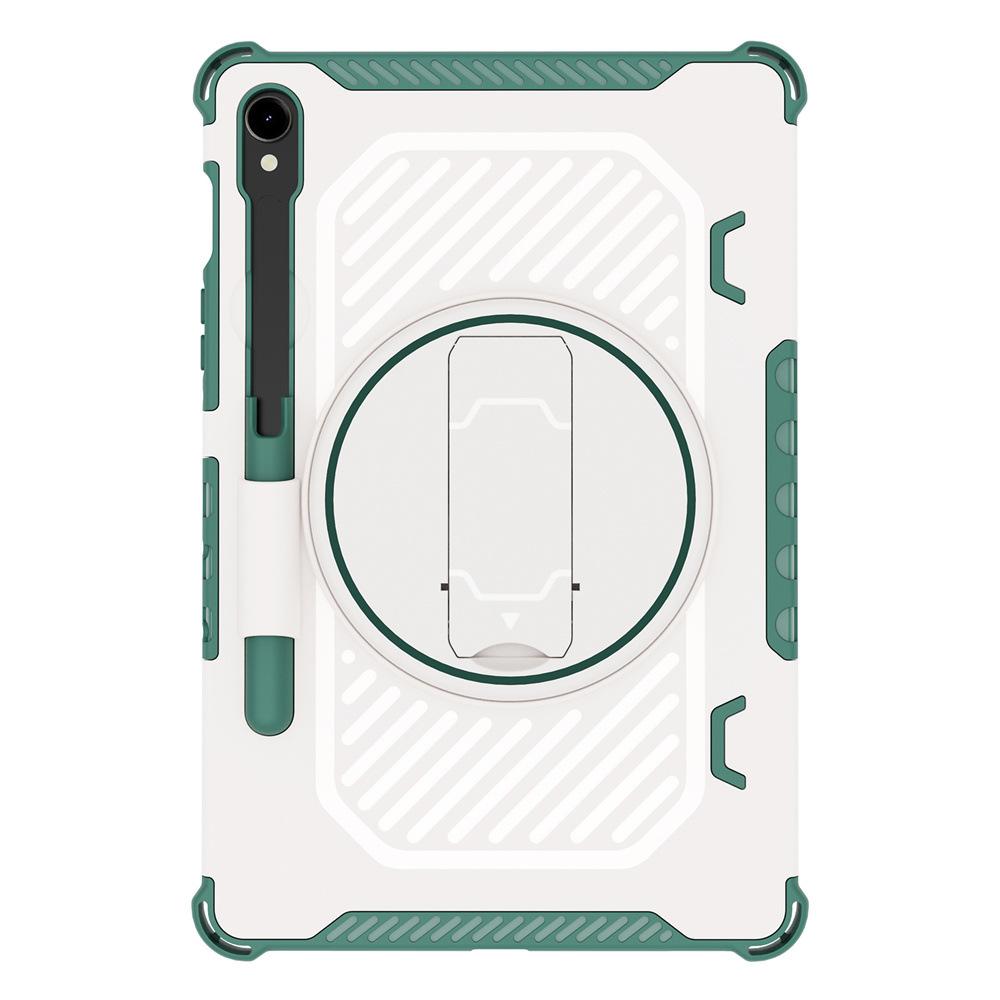 Suitable for Samsung Tablet Protective Case S7+ S7FE S8plus S9FE S9+ S10plus with Rotating Stand A11plus