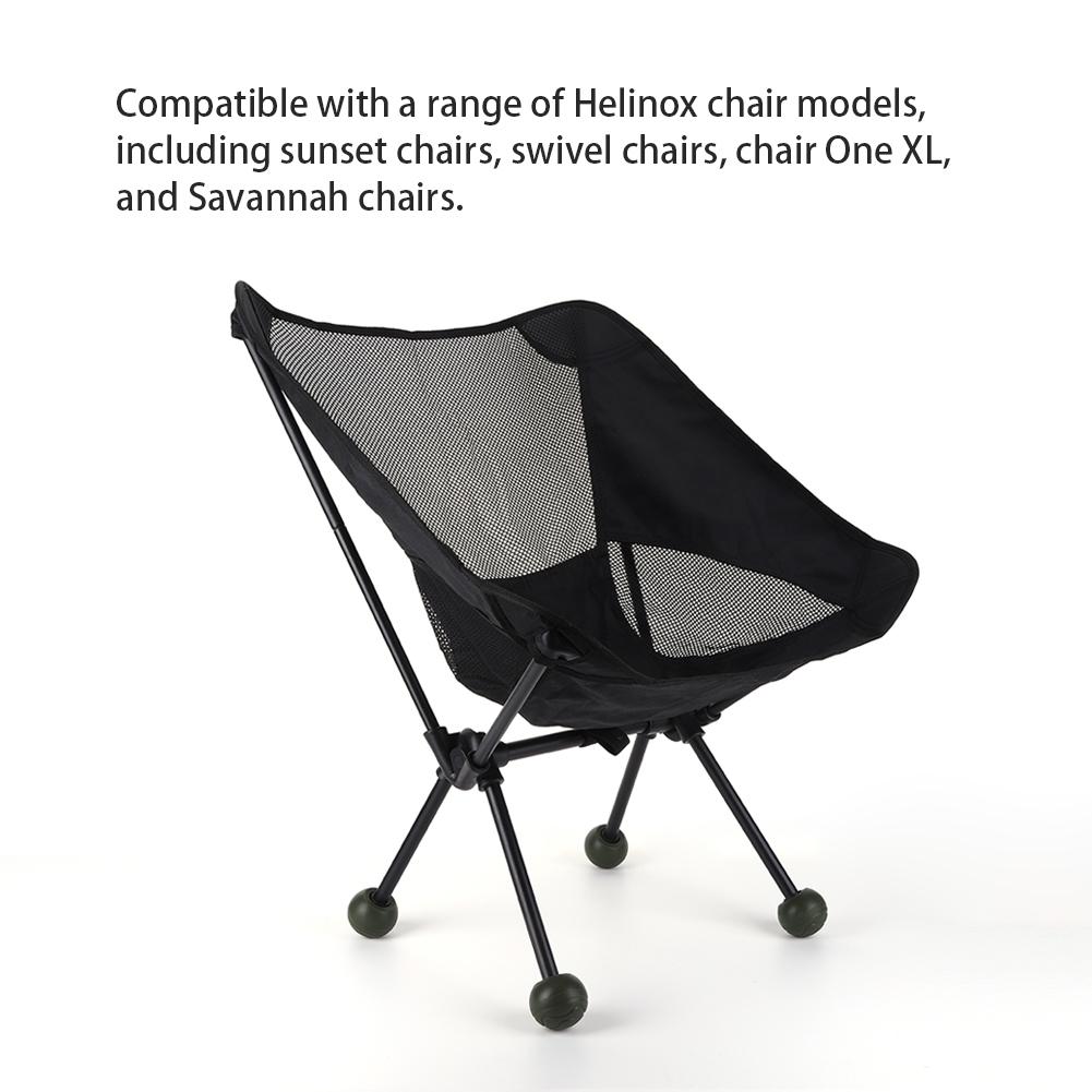 4Pcs Stabilizing Rubber Ball Feet Anti Slip Outdoor Chair Leg Tips Ball Cap Moon Chair Foot Cover for Rugged and Uneven Surfaces