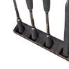 Fishing Rod Holders 6-Rod Rack Vertical Pole Holder Wall Mount Modular