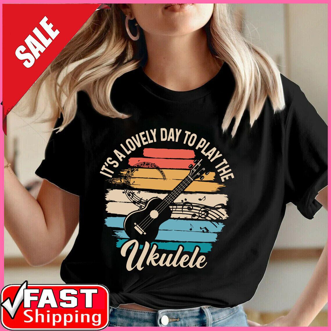 Ukulele Player Shirt Ukulele Gift Stringed Instrument Music Lovely S