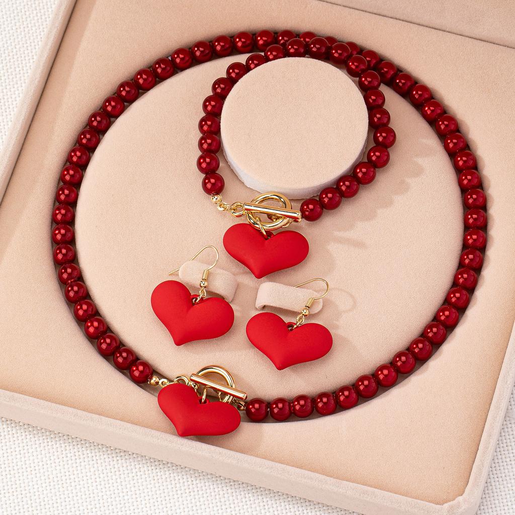 Fashion  Jewelry Set Necklace Bracelet Earrings For Women Ladies