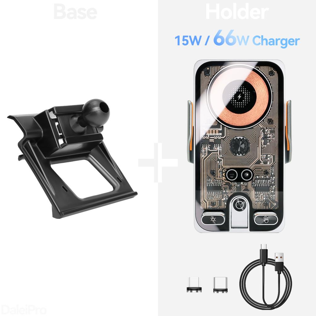 Per VW Touran 2015 2016 2017 2018 2019-2026 Porta Telefono per Auto Caricabatterie Wireless Morsetto Automatico per Telefono Base Magnetica Forte