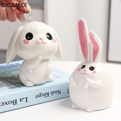DXUIALOI Salvadanaio Decorativo in Ceramica Nordica Artigianato in Ceramica Decorazione per la Casa Stoccaggio per la Stanza dei Bambini Salvadanaio Consigliabile 1 pz